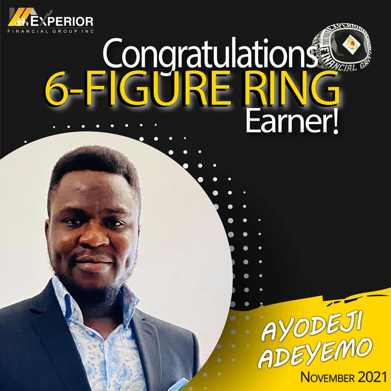 Ayodeji Adeyemo Ring Earner