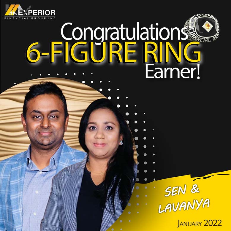 Sen and Lavanya Newest Ring Earners at Experior!