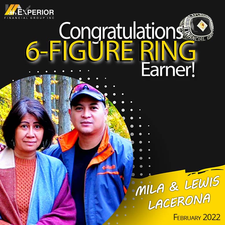 Mila and Lewis Lacerona Ring Earners