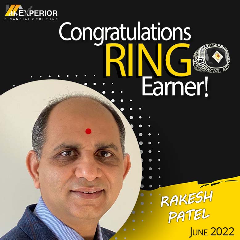 Ring Earner Rakesh Patel June 2022
