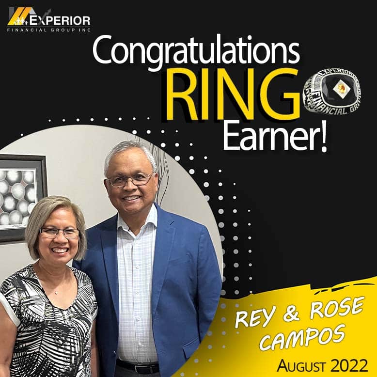 Ring Earner Ray and Rose Campos