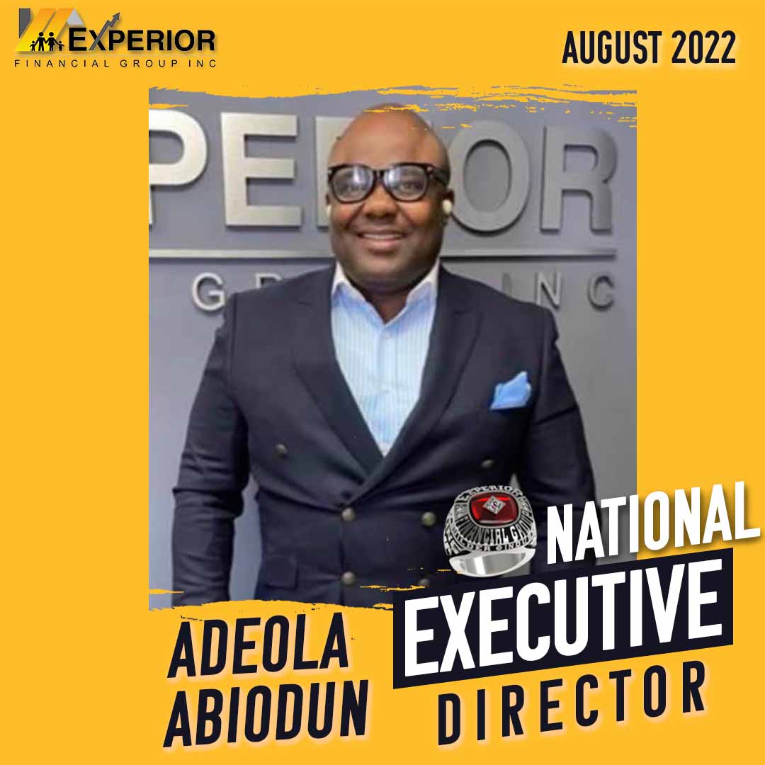 Adeola Abiodun is Experior's newest National Executive Director!