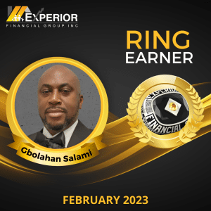 Gbolahan Salami ring earner February 2023
