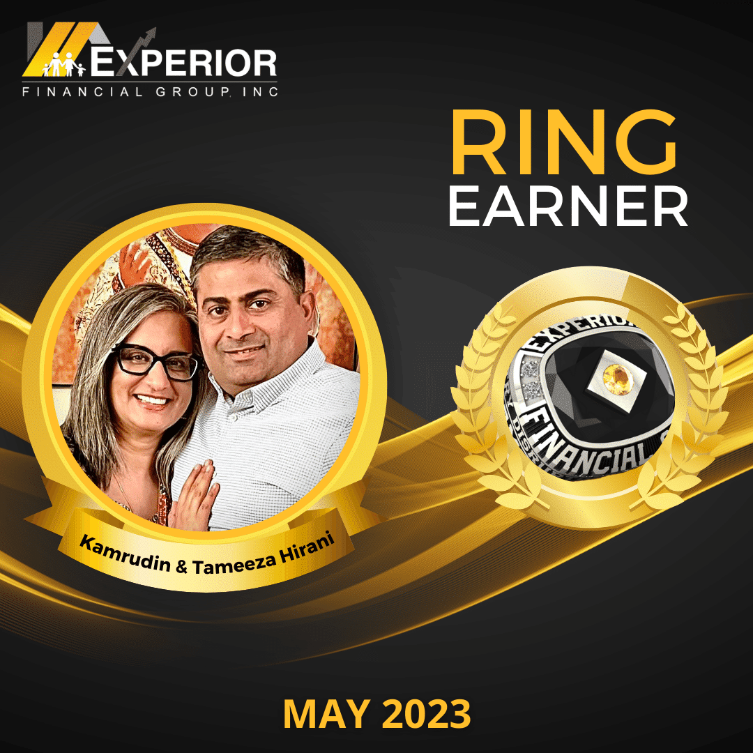 Kamrudin and Tameeza Hirani, our newest Ring Earners!