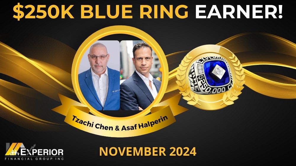 Tzachi Chen and Asaf Halperin Experior 250K Ring Earner November 2024