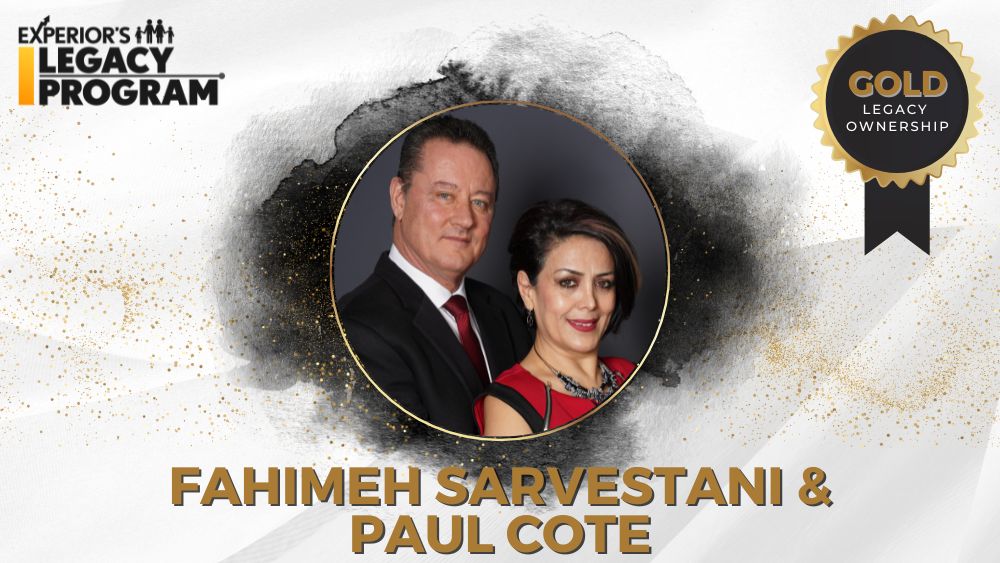 Fahimeh Sarvestani & Paul Cote - Experior Gold Leagacy Owners October 2024