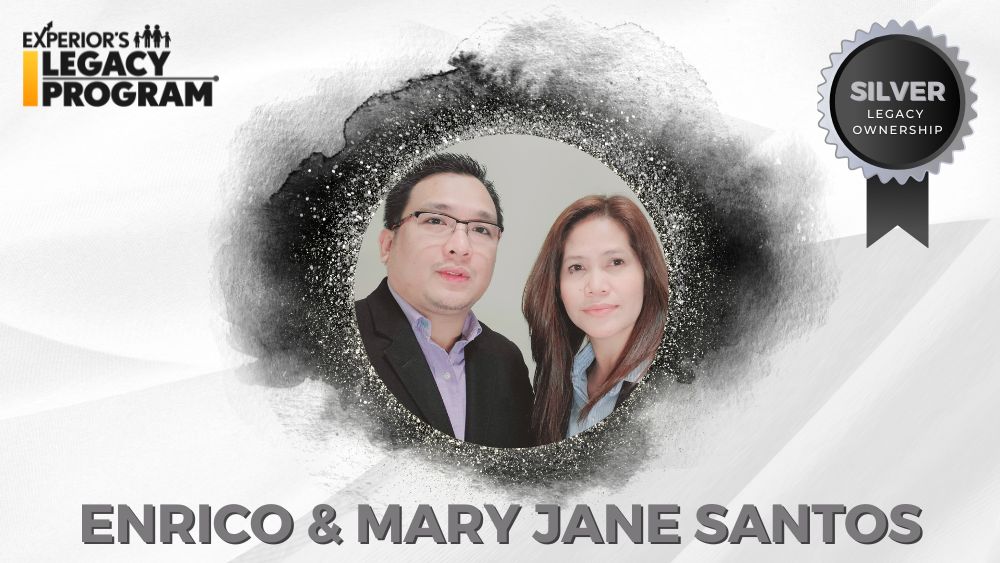 Enrico and Mary Jane Santos - Experior Silver Legacy Owners December 2024