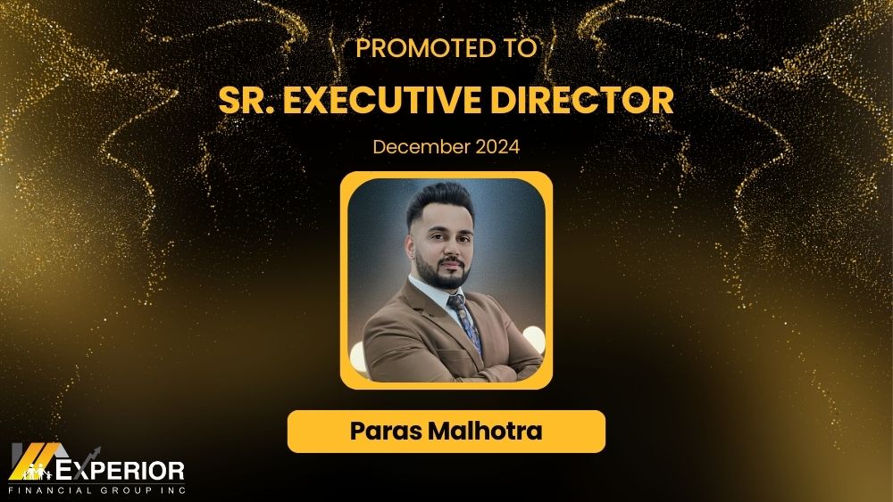 Paras Malhotra - Experior Senior Executive Director December 2024