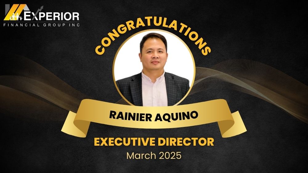 Rainier Aquino - Experior Executive Director - March 2025