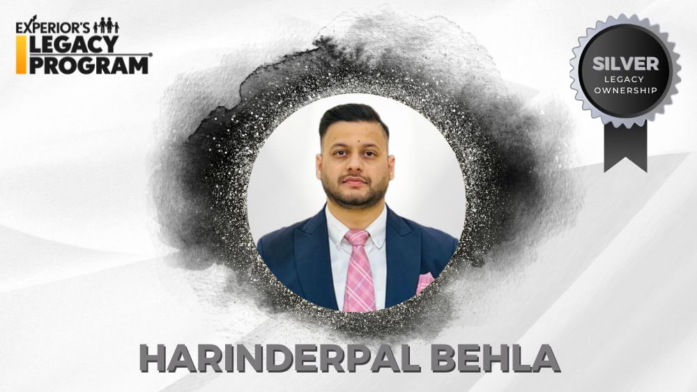 Harinderpal Behla - Experior Silver Legacy Owner September 2025
