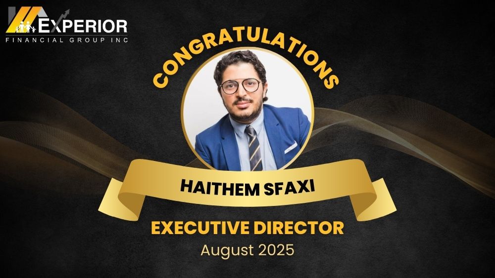 Haithem Sfaxi - Experior Executive Director August 2025