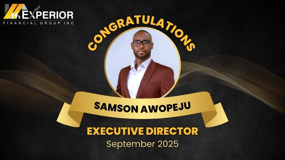 Samson Awopeju - Experior Executive Director September 2025