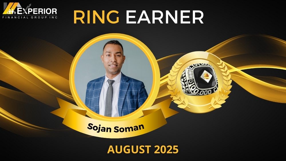 Sojan Soman - Experior Ring Earner - August 2025