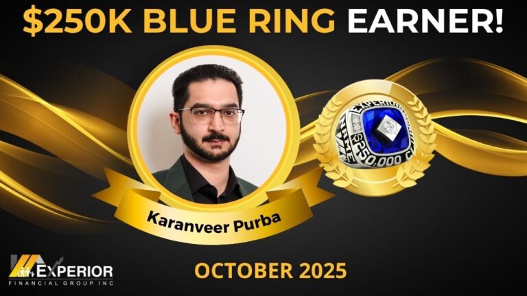 Karanveer Purba - Experior Blue Ring Earner October 2025