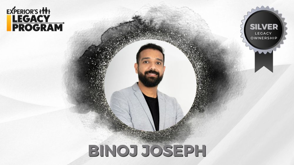 Binoj Joseph - Experior Silver Legacy Owner October 2025