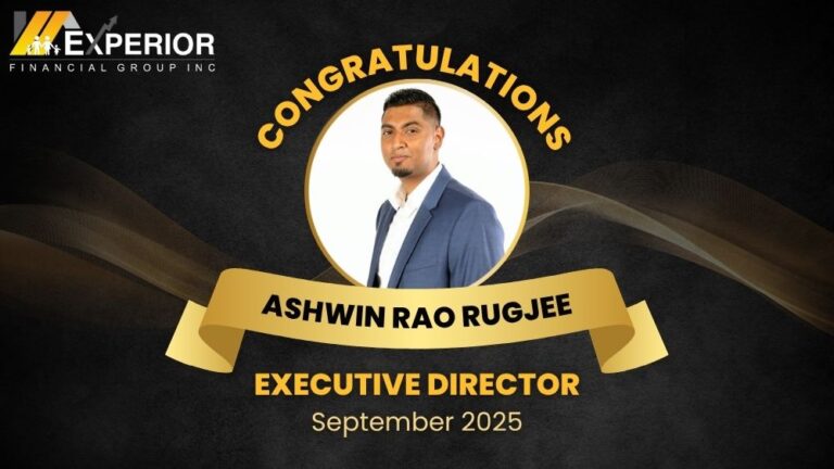 Ashwin Rao Rugjee - Experior Executive Director September 2025