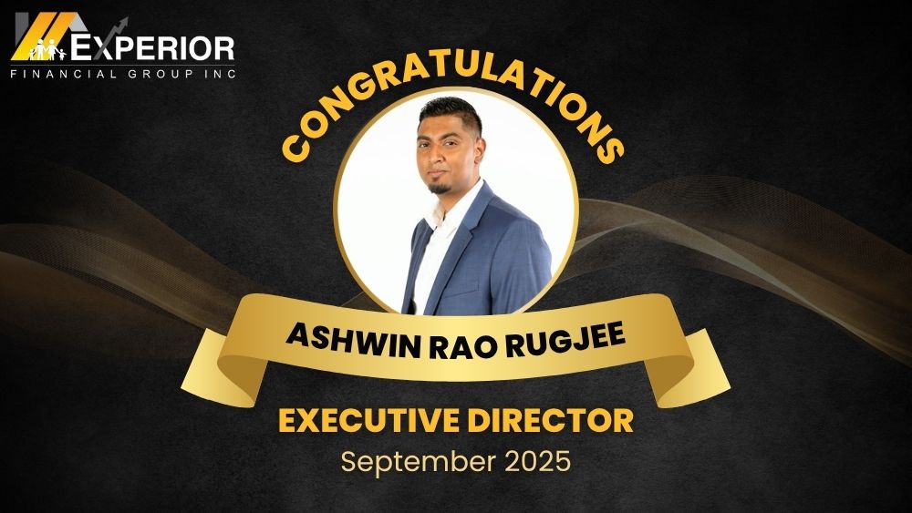Ashwin Rao Rugjee - Experior Executive Director September 2025