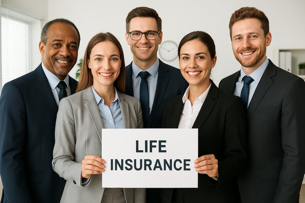 A group of life insurance agents