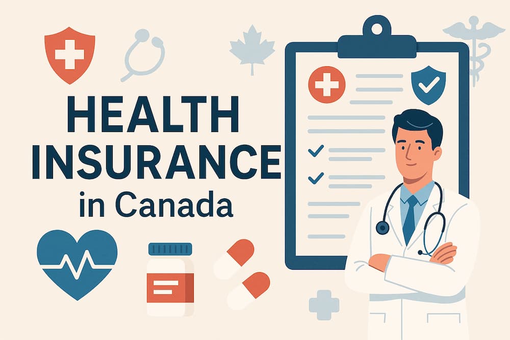 Illustration of a Canadian doctor